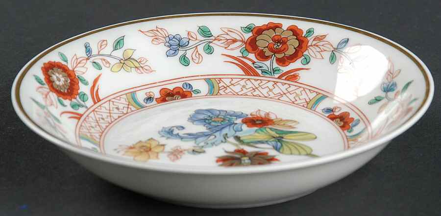 Cathay (Gold Trim) Fruit/Dessert (Sauce) Bowl by Haviland-1