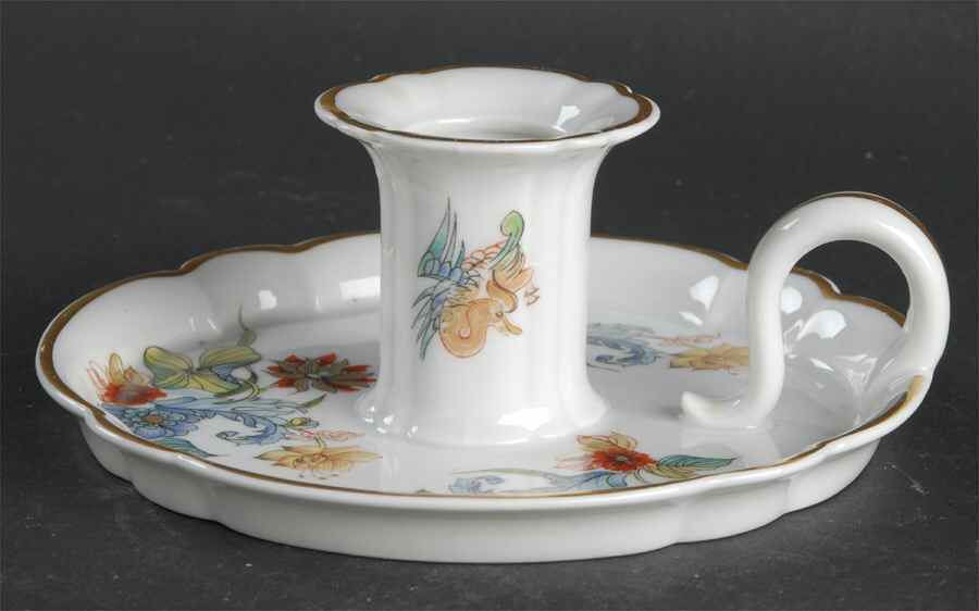 Cathay (Gold Trim) Candleholder by Haviland-1