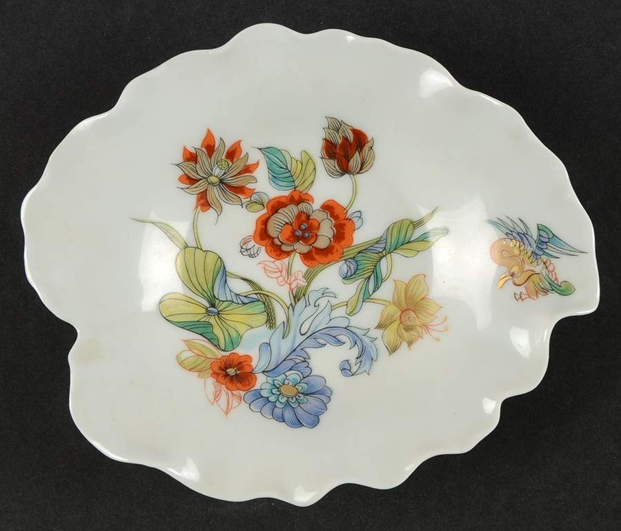 Cathay (Gold Trim) 5" Leaf Dish by Haviland-1