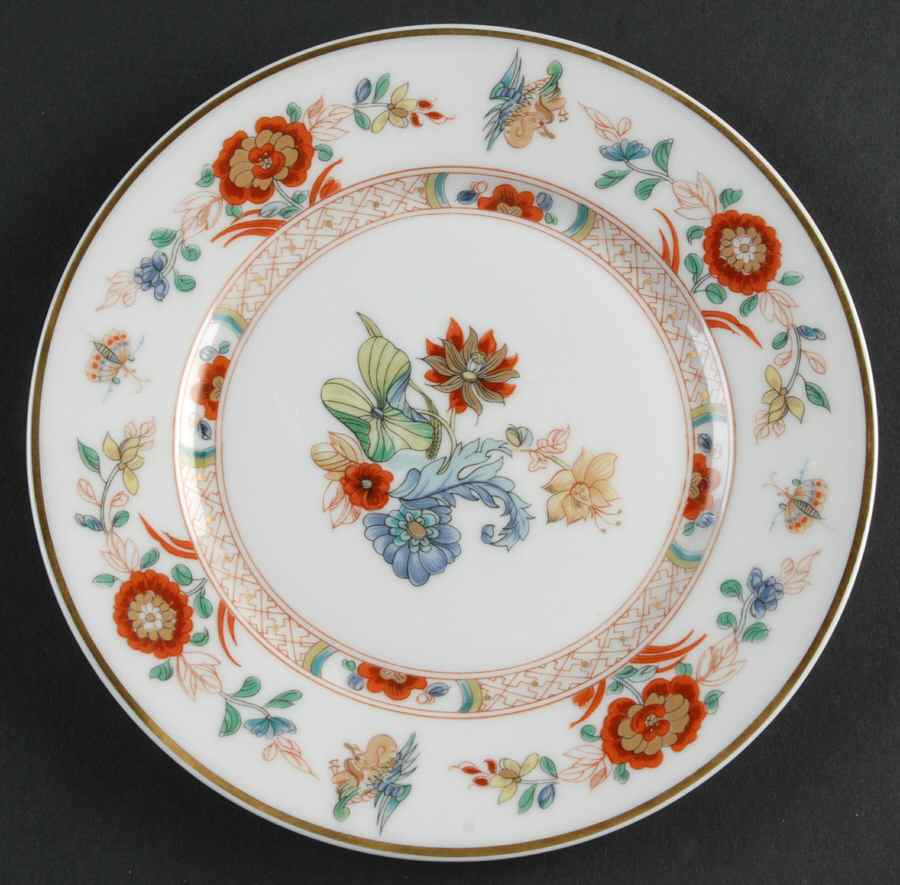 Cathay (Gold Trim) Bread & Butter Plate by Haviland-1