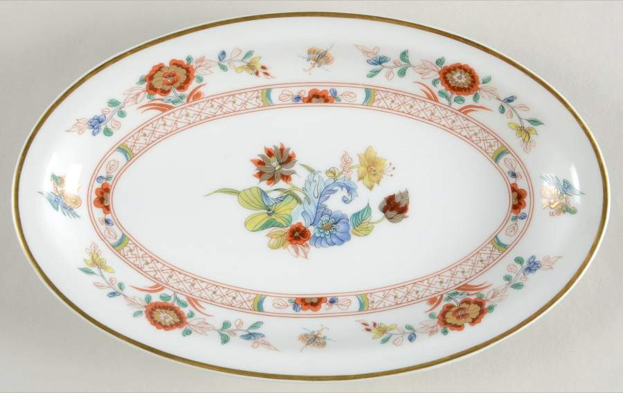 Cathay (Gold Trim) Relish by Haviland-1