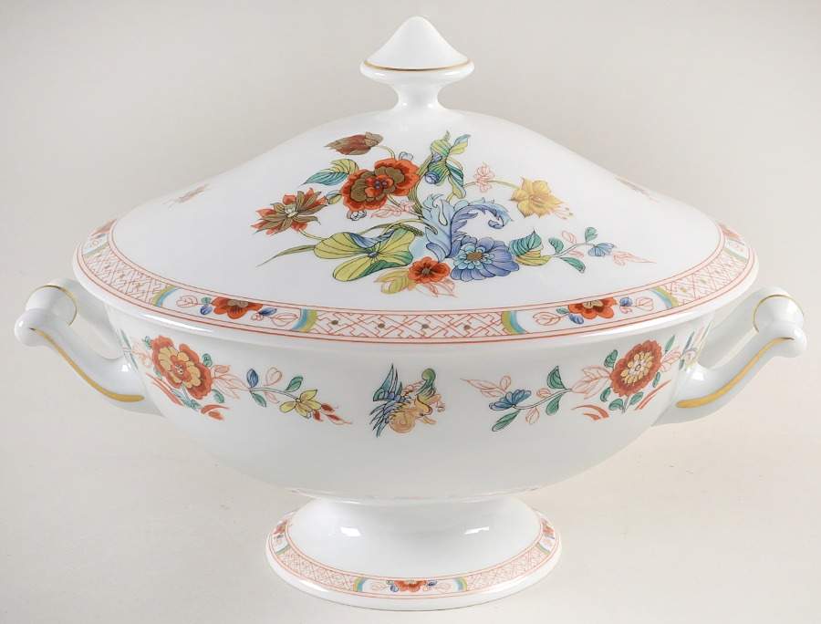 Cathay (Gold Trim) Tureen &  Lid by Haviland-1