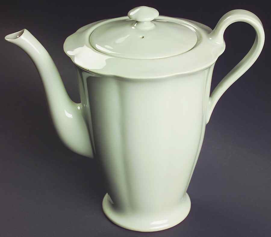 Celadon Coffee Pot & Lid by Haviland-1
