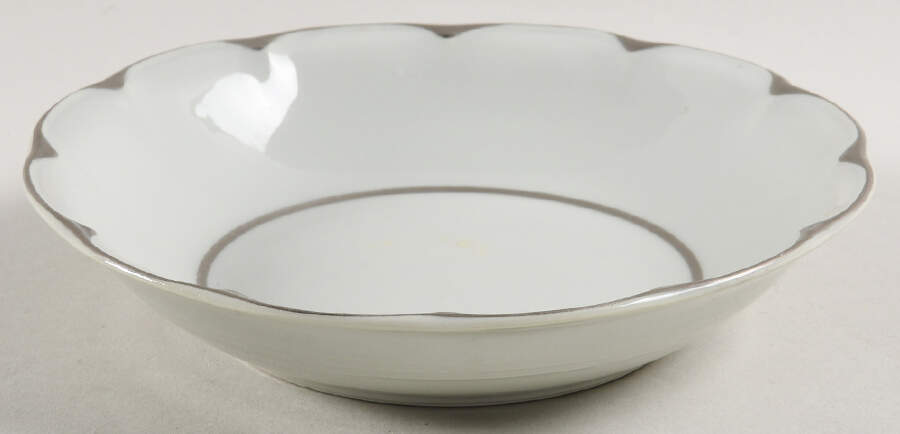 Celadon Platinum Fruit/Dessert (Sauce) Bowl by Haviland-1