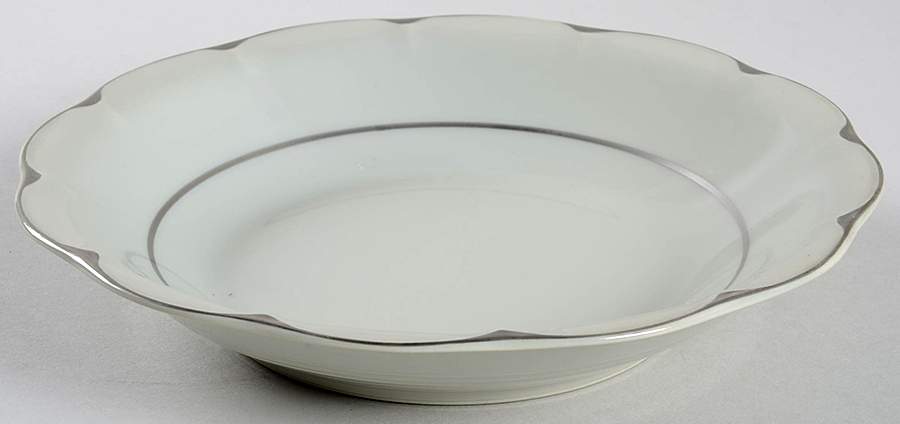 Celadon Platinum Coupe Soup Bowl by Haviland-1