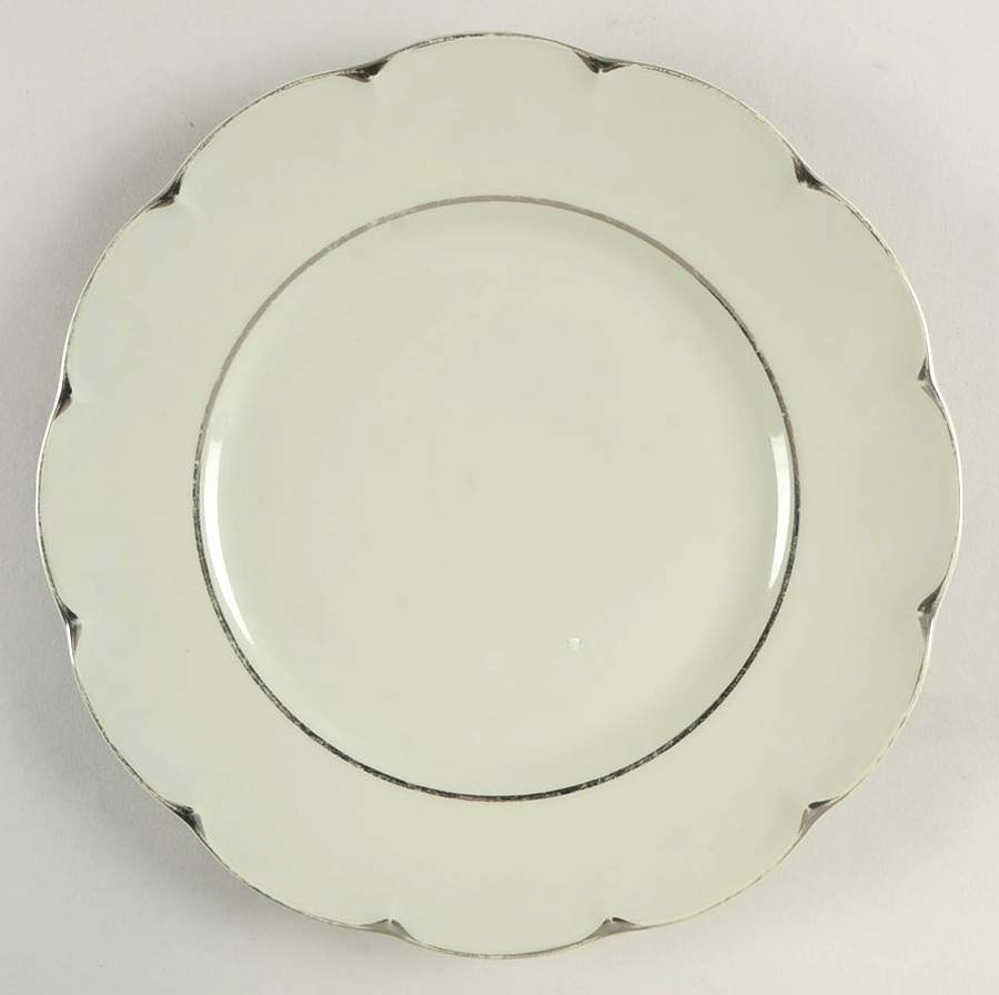 Celadon Platinum Dinner Plate by Haviland-1