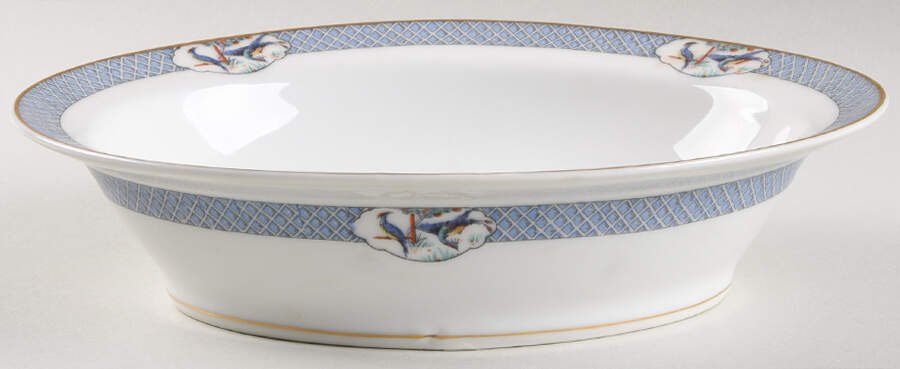 Ceylon 9" Oval Vegetable Bowl by Haviland-1
