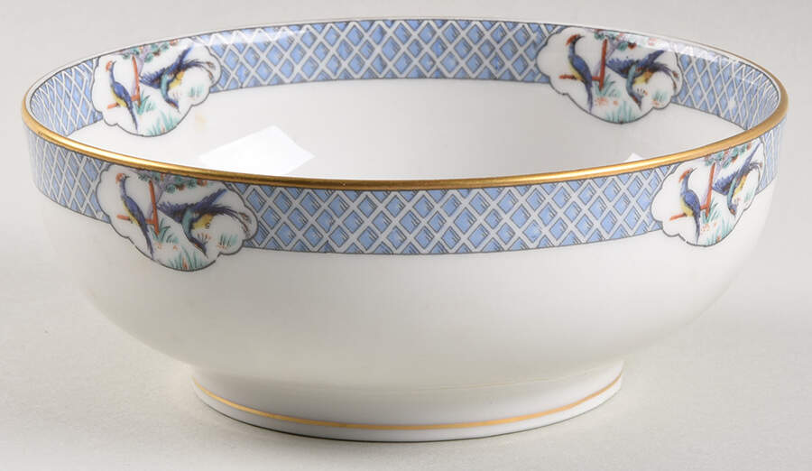 Ceylon Cranberry Bowl by Haviland-1