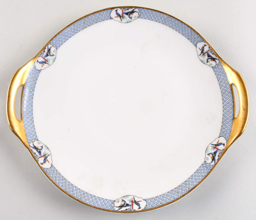 Ceylon Handled Cake Plate by Haviland-1