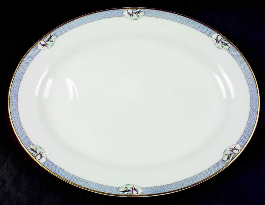 Ceylon 15" Oval Serving Platter by Haviland-1