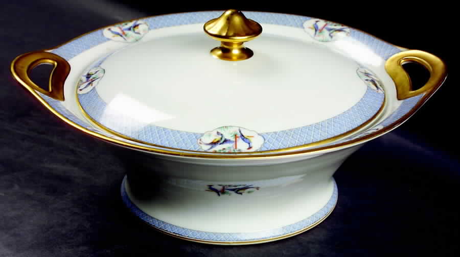Ceylon Round Covered Vegetable by Haviland-1
