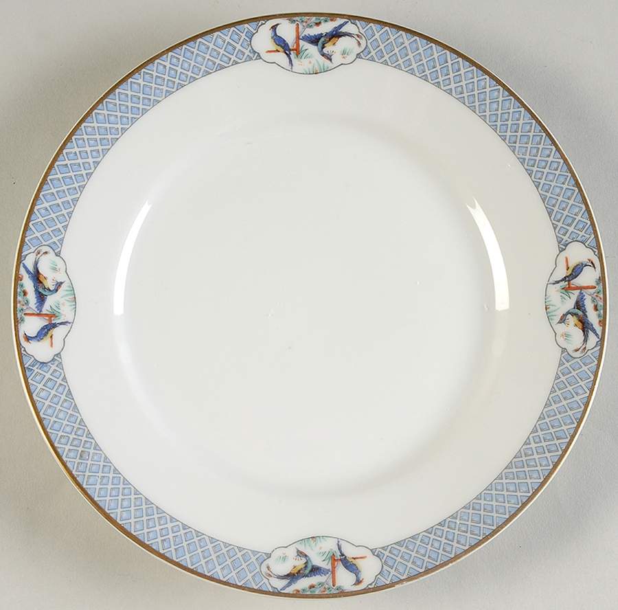 Ceylon Salad Plate by Haviland-1