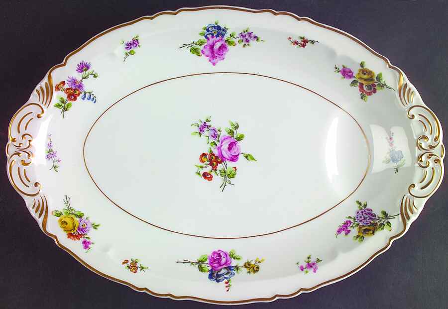 Chantilly 13" Oval Serving Platter by Haviland-1