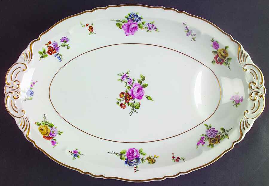 Chantilly 14" Oval Serving Platter by Haviland-1