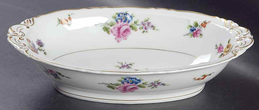 Chantilly 10" Oval Vegetable Bowl by Haviland-1