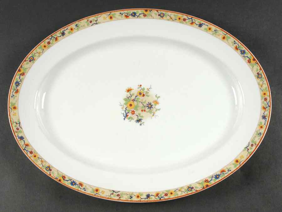 Chantilly 16" Oval Serving Platter by Haviland-1