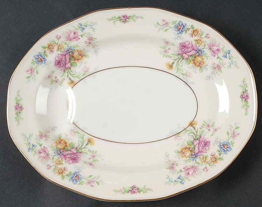 Chalfonte 11" Oval Serving Platter by Haviland-1