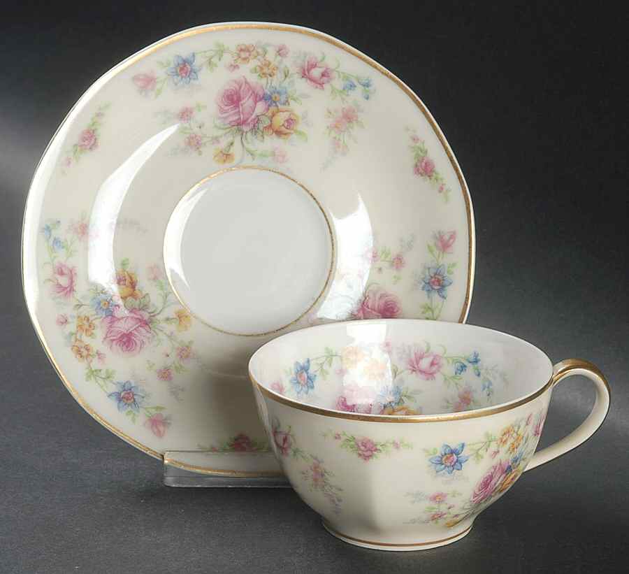 Chalfonte Flat Cup & Saucer Set by Haviland-1