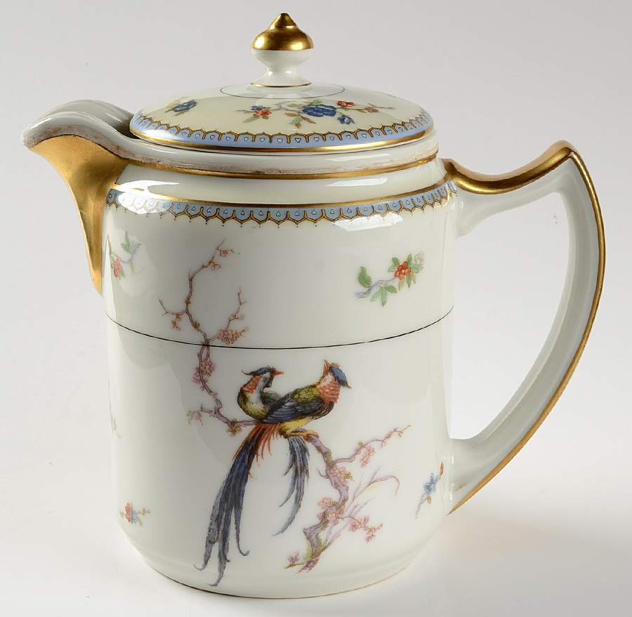 Chambord (Birds, Older Patt) Electric Hot Water Pot, No Cord by Haviland-1
