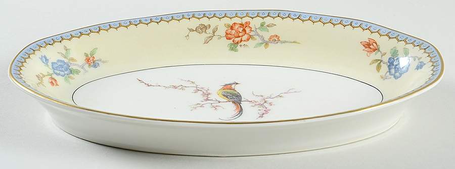 Chambord (Birds, Older Patt) Relish by Haviland-1