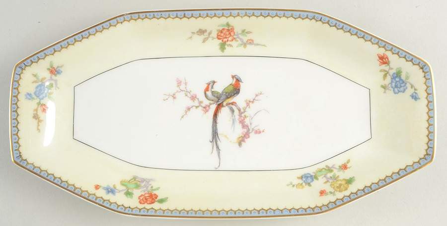 Chambord (Birds, Older Patt) Bread Tray by Haviland-1