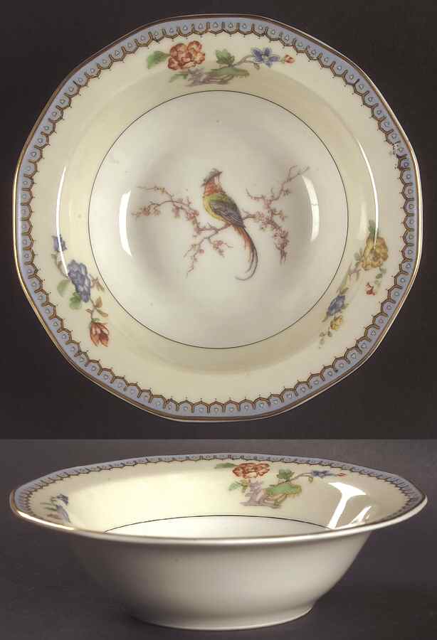 Chambord (Birds, Older Patt) Rim Cereal Bowl by Haviland-1