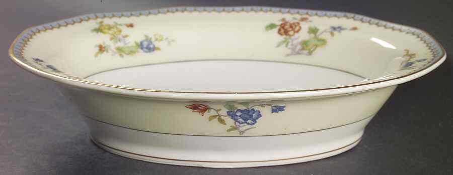 Chambord (Birds, Older Patt) 9" Oval Vegetable Bowl by Haviland-1