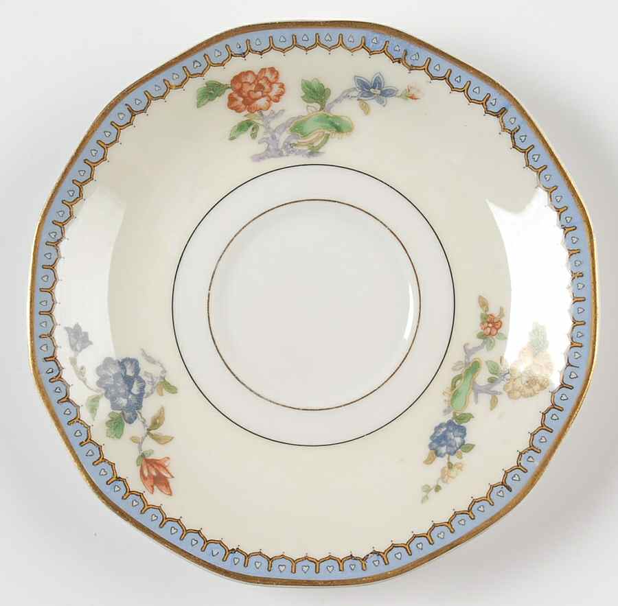 Chambord (Birds, Older Patt) Saucer for Bouillon Cup by Haviland-1