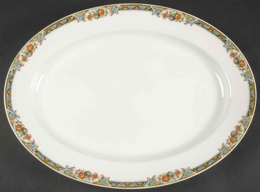 Chanson 16" Oval Serving Platter by Haviland-1
