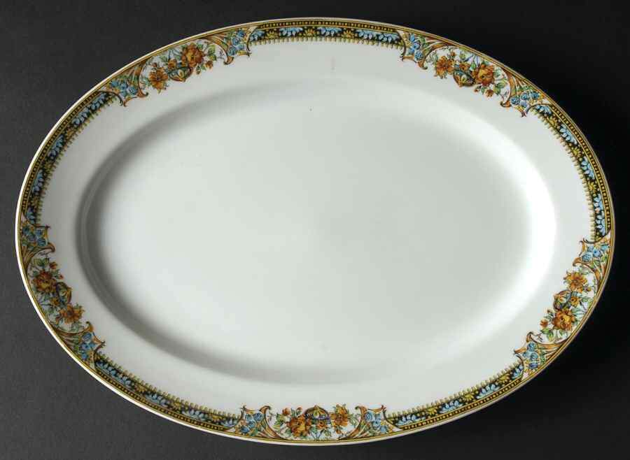 Chanson 11" Oval Serving Platter by Haviland-1