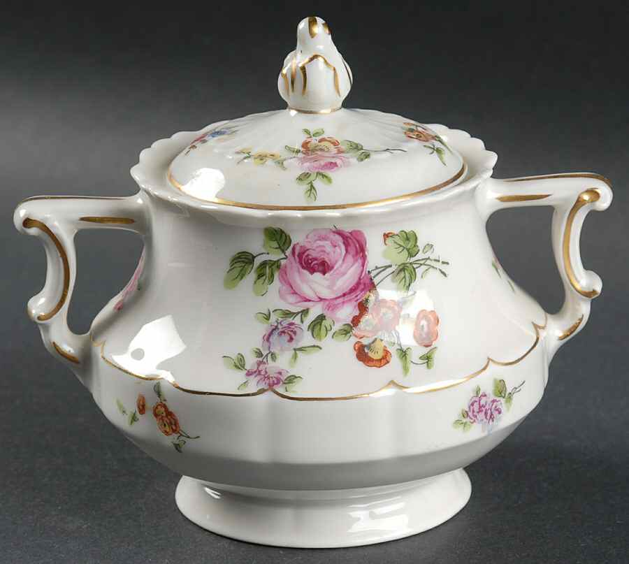 Chantelet Sugar Bowl & Lid by Haviland-1