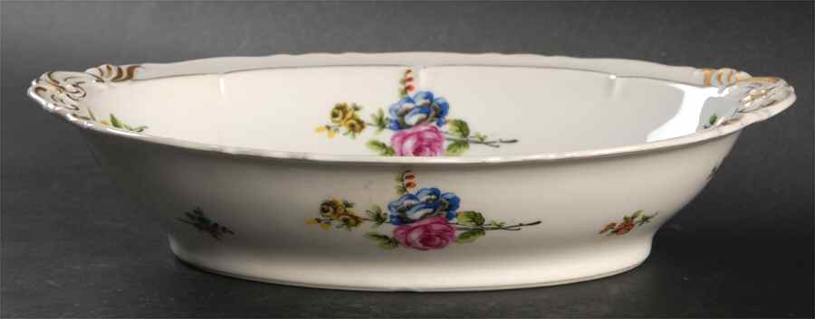 Chantelet 9" Oval Vegetable Bowl by Haviland-1