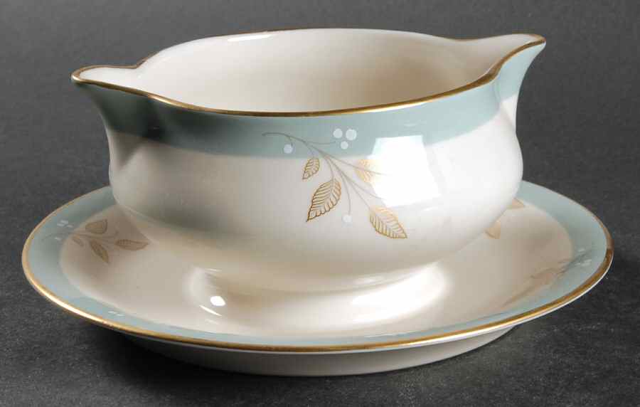 Charmoy Gravy Boat with Attached Underplate by Haviland-1