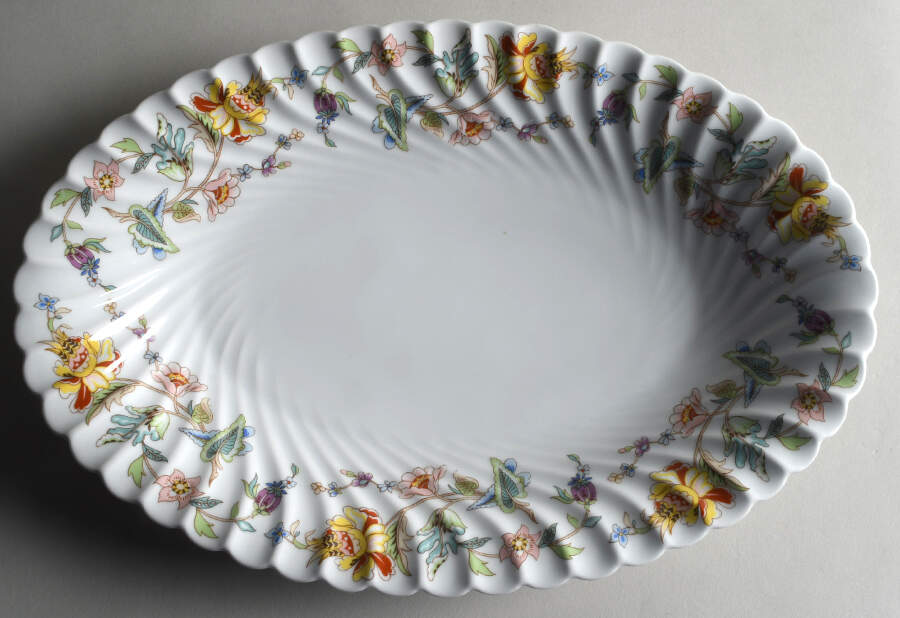 Charleston 15" Oval Serving Platter by Haviland-1
