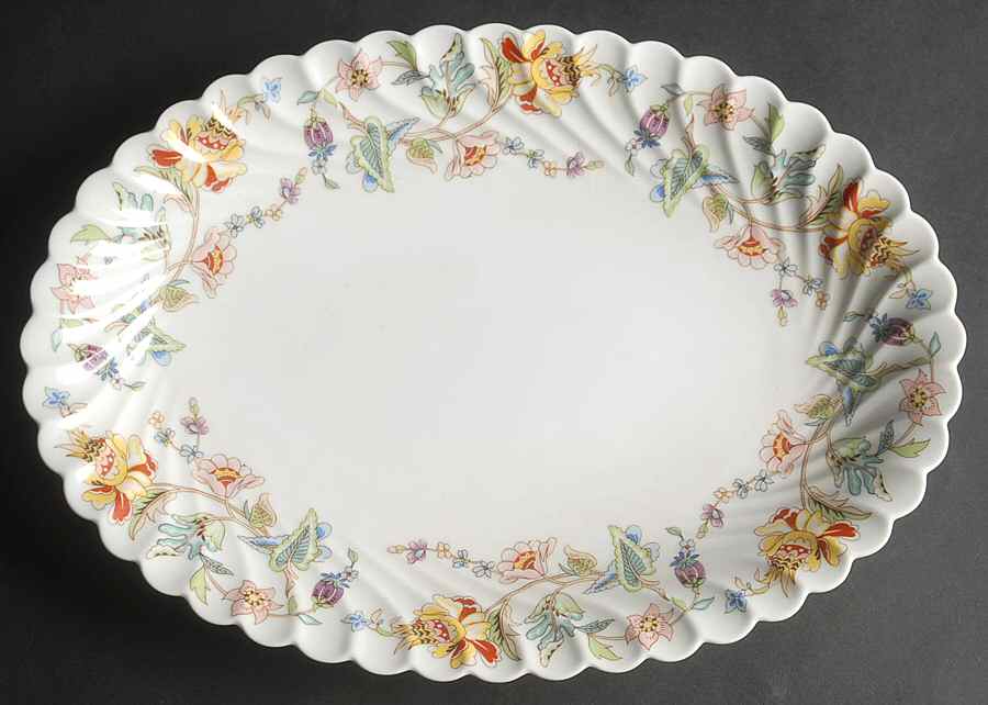 Charleston 13" Oval Serving Platter by Haviland-1