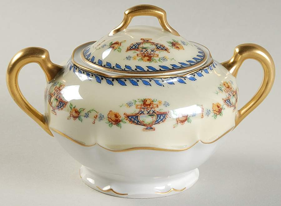Charm Sugar Bowl & Lid by Haviland-1