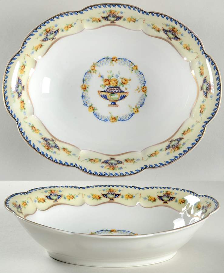 Charm 10" Oval Vegetable Bowl by Haviland-1