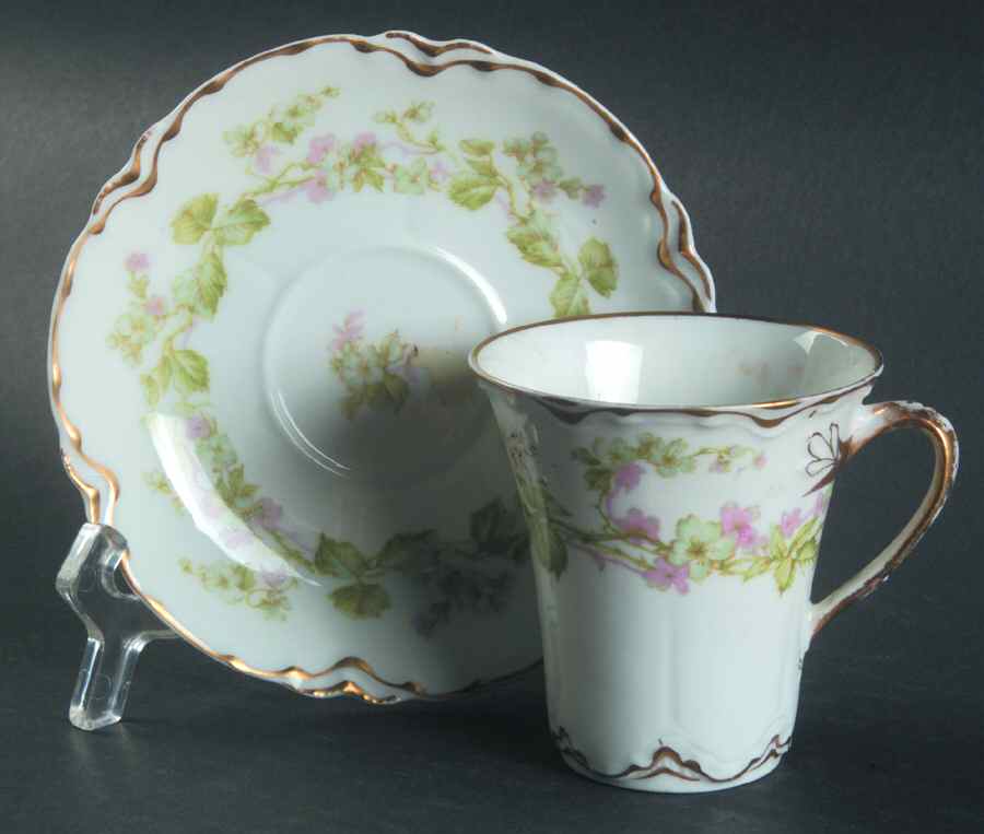 Charonne Chocolate Cup & Saucer Set by Haviland-1