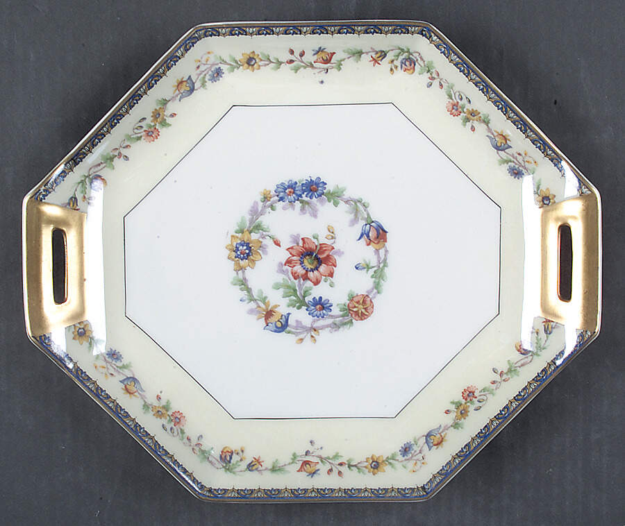 Chateaudun Handled Cake Plate by Haviland-1