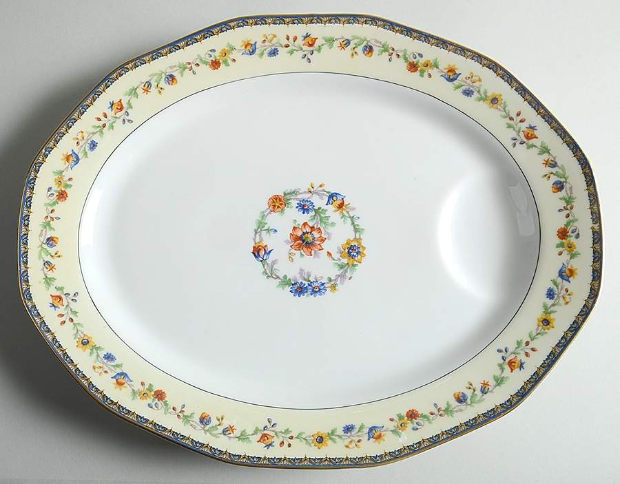 Chateaudun 15" Oval Serving Platter by Haviland-1