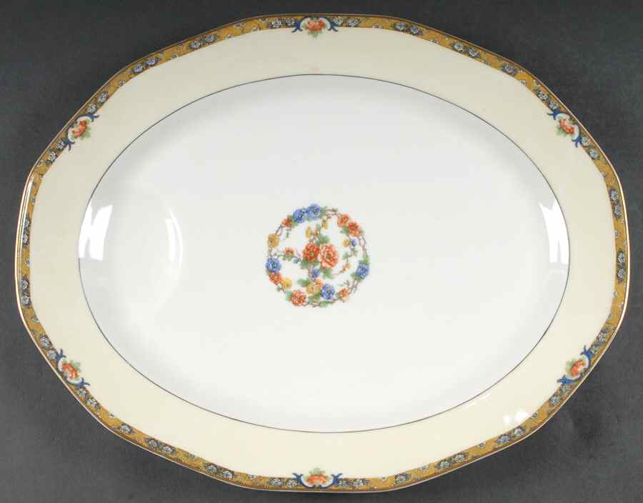 Chenonceaux 16" Oval Serving Platter by Haviland-1