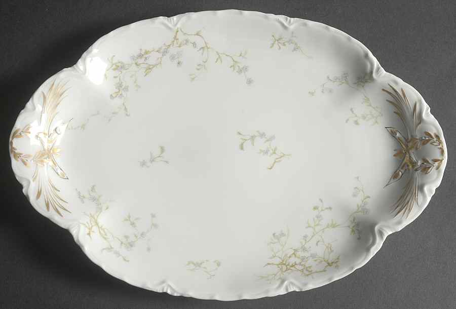 Cherbourg 13" Oval Serving Platter by Haviland-1