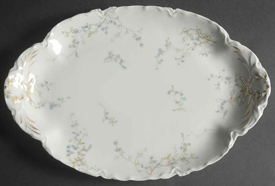 Cherbourg 15" Oval Serving Platter by Haviland-1