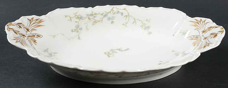 Cherbourg 11" Shallow Oval Vegetable Bowl by Haviland-1