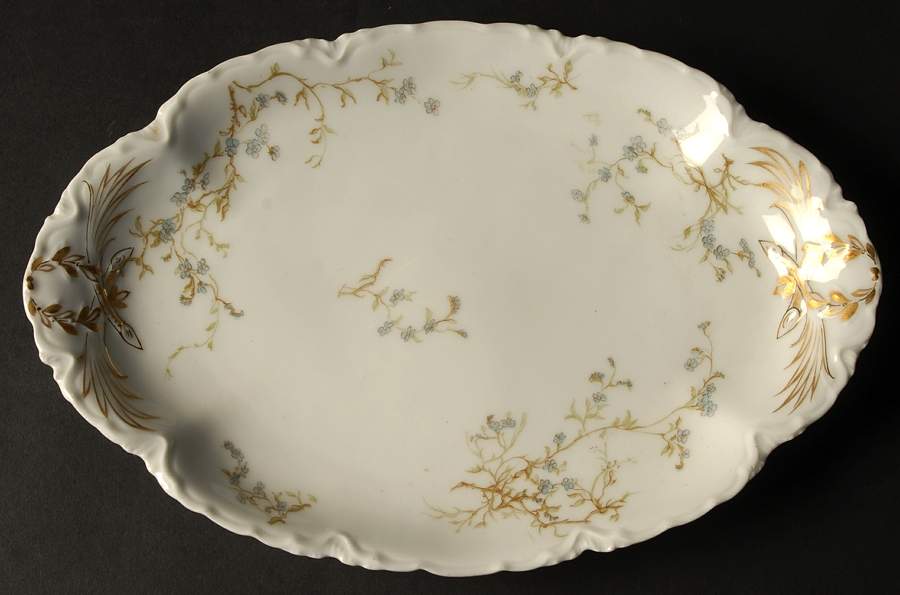 Cherbourg 11" Oval Serving Platter by Haviland-1