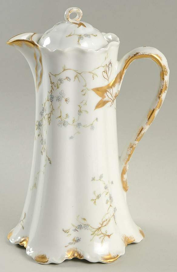 Cherbourg Chocolate Pot & Lid by Haviland-1