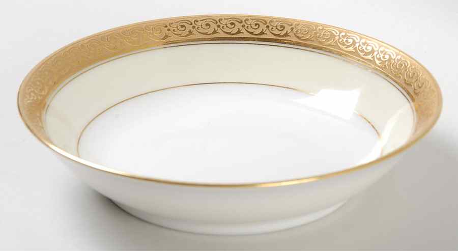 Chevalier (Older, Gold Trim) Fruit/Dessert (Sauce) Bowl by Haviland-1