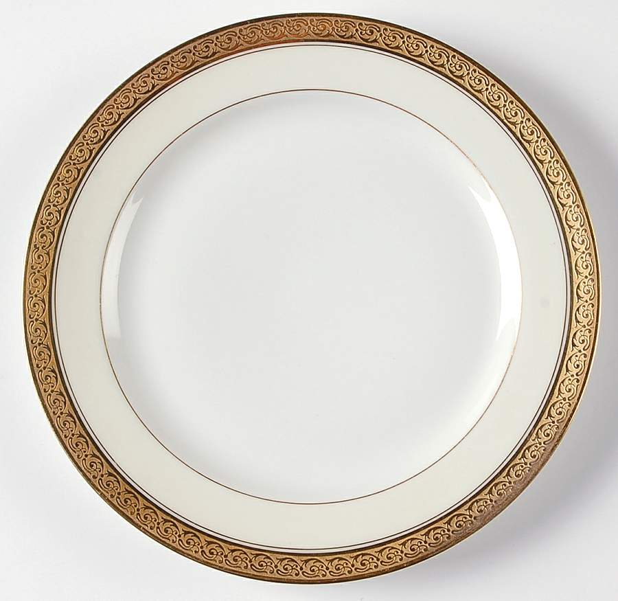 Chevalier (Older, Gold Trim) Salad Plate by Haviland-1