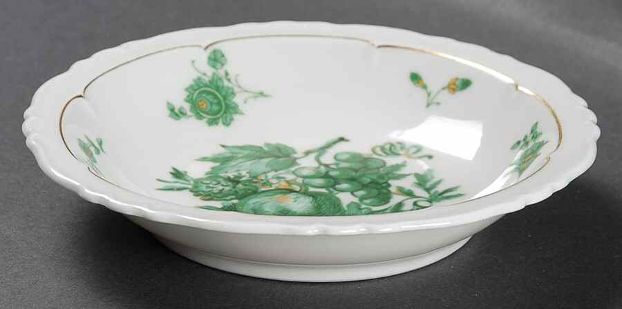 Chevalier (Newer, Inner Gold) Rim Fruit/Dessert (Sauce) Bowl by Haviland-1