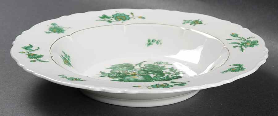 Chevalier (Newer, Inner Gold) Rim Soup Bowl by Haviland-1